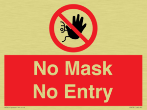 No Mask No Entry